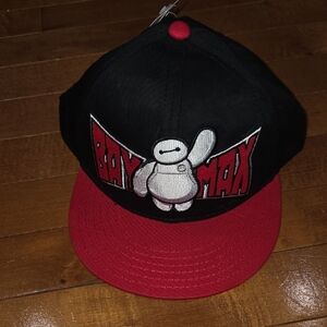 Baymax Kids Cap - Black and Red